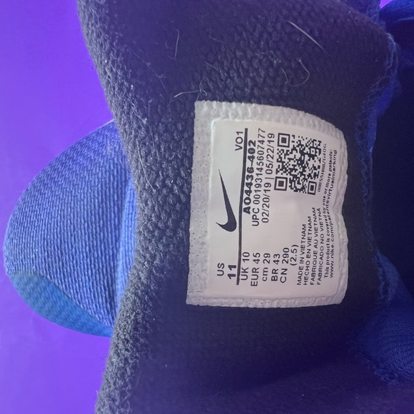 Nike Mens Zoom Kyrie Flytrap 2 Basketball Shoes Blue White A04436-402 2019 11 US - Picture 6 of 6